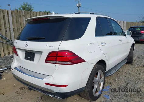 2018 Mercedes-Benz Gle 350 4Matic из США, поврежденный, VIN 4JGDA5HB2JB039384